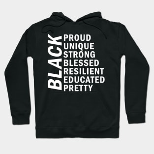 Black Matters, Black Lives Matter, Black Pride, African American Hoodie